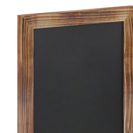Flash Furniture 11 x 17 Torched Wood Magnetic Hanging Chalkboard HGWA-GDIS-CRE8-762315-GG